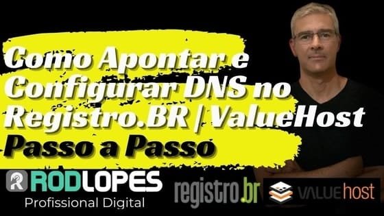 como apontar e configurar dns no registrobr