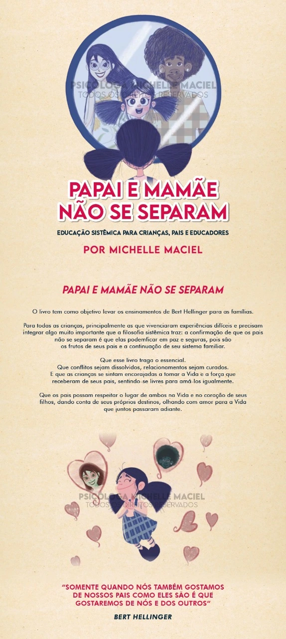 landing page livro de michelle maciel psicologa consteladora familiar