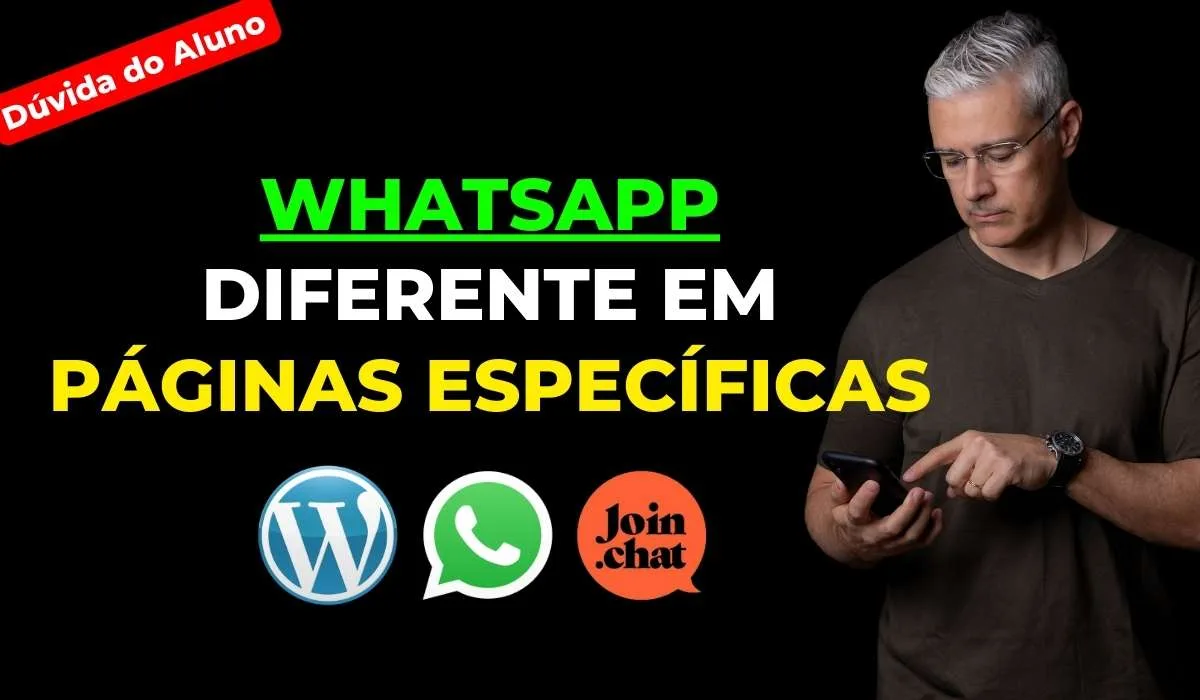 Whatsapp Wordpress Alterar Número em Páginas Específicas