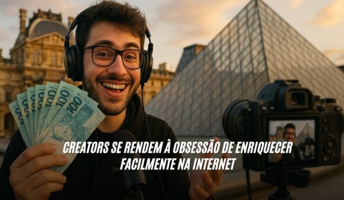 Creators se Rendem à Obsessão de Enriquecer Facilmente na Internet