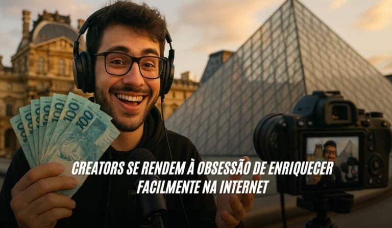Creators se Rendem à Obsessão de Enriquecer Facilmente na Internet