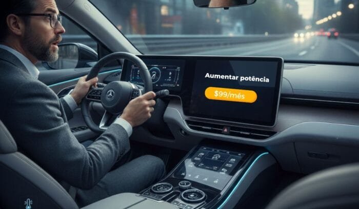 Monetização de Carros com Publicidade nas Telas e Funções Pagas