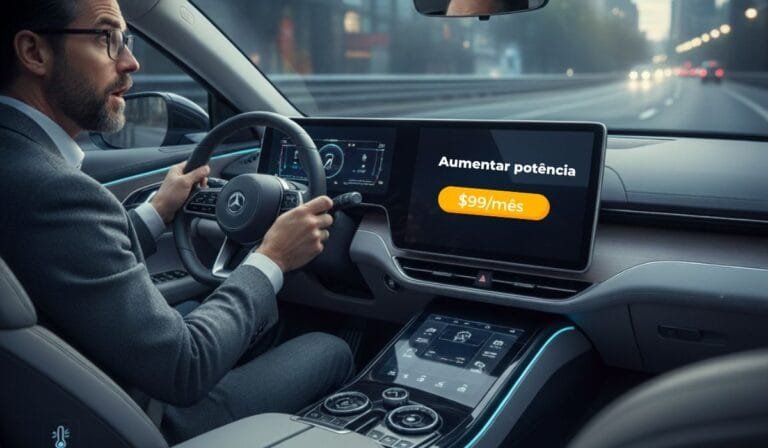 Monetização de Carros com Publicidade nas Telas e Funções Pagas