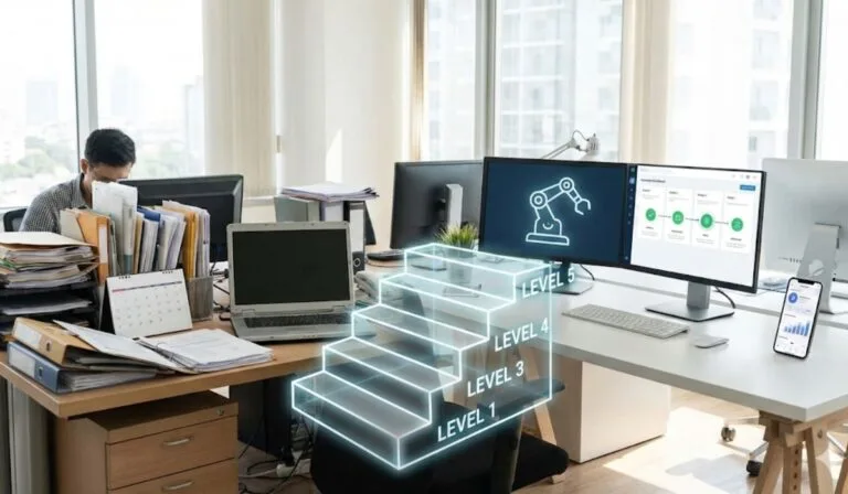 Como aplicar o Modelo de Maturidade de Automação com IA em Negócios