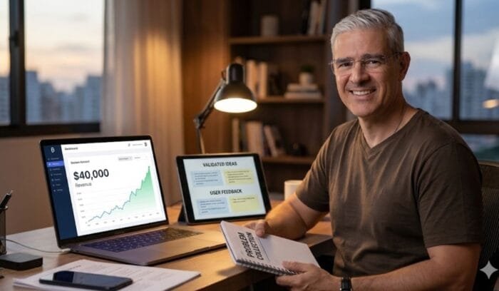 Como acertei a mão ao validar negócios digitais com IA e Automação