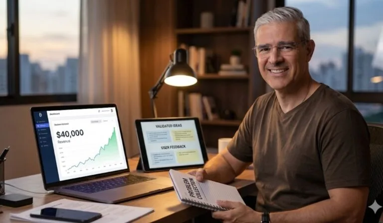 Como acertei a mão ao validar negócios digitais com IA e Automação