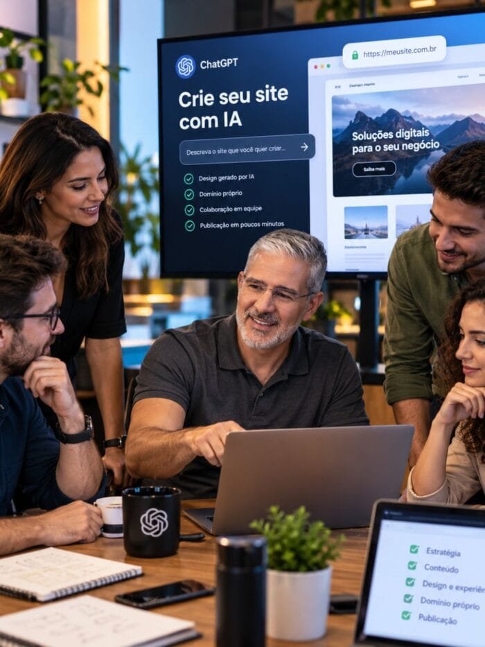 ChatGPT Sites ganha domínio próprio e acelera a criação de sites com IA