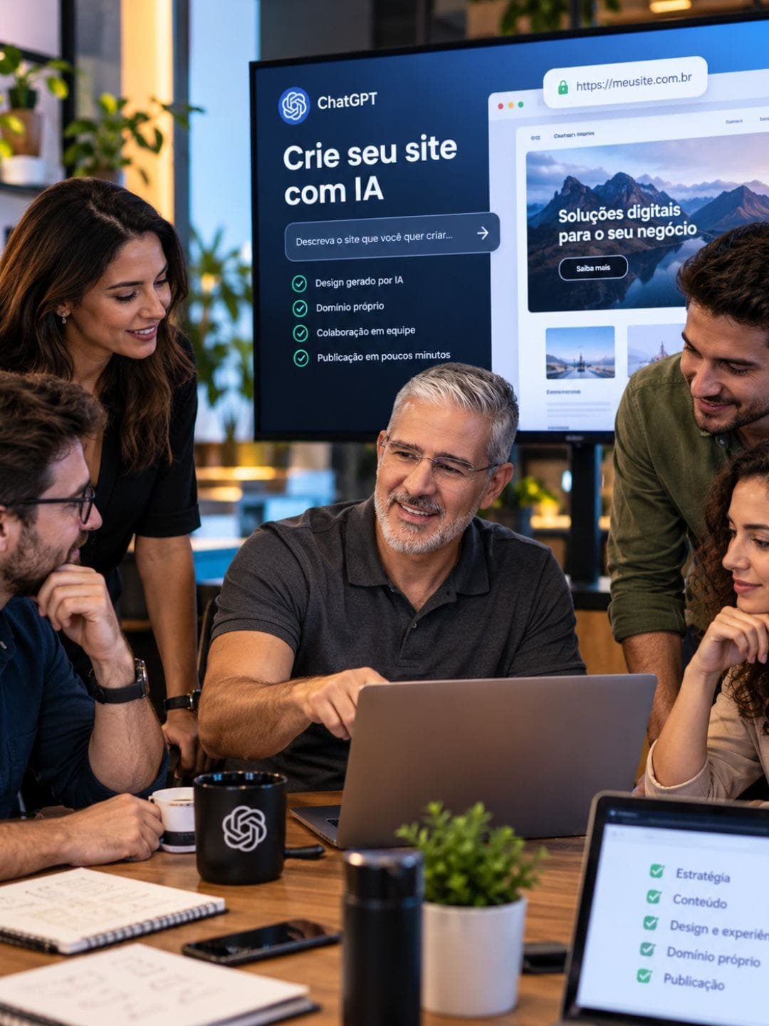 ChatGPT Sites ganha domínio próprio e acelera a criação de sites com IA